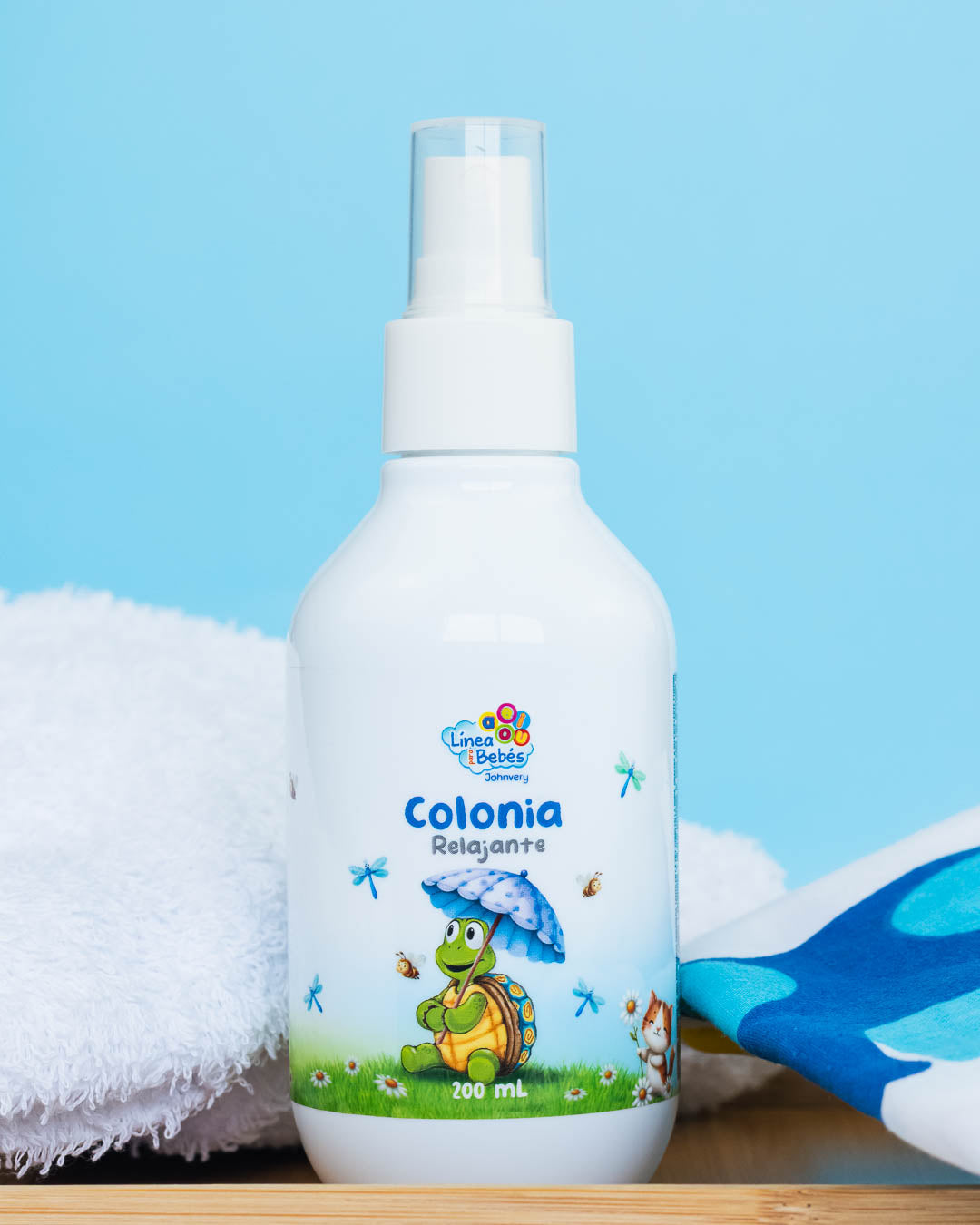 Colonia para bebés azul x200ml