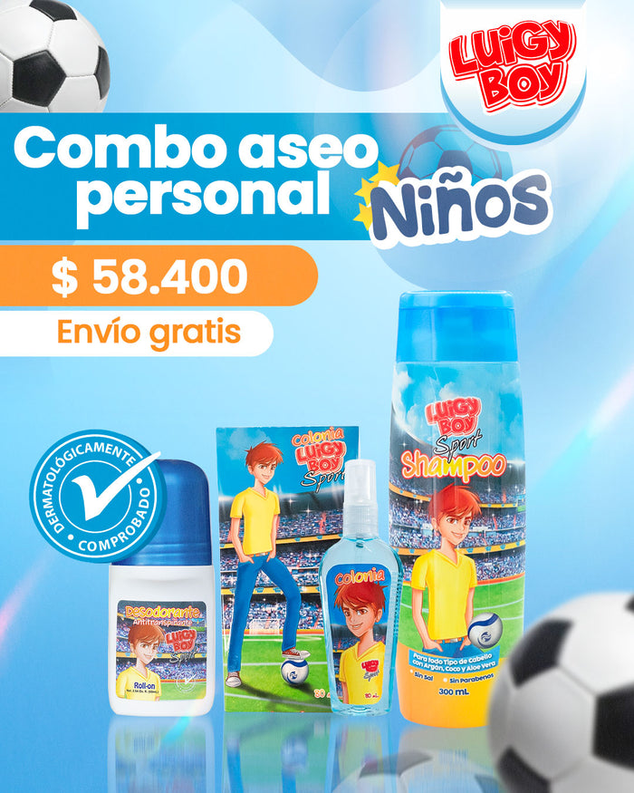 Combo aseo personal niños