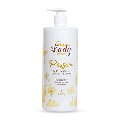 Crema para manos y cuerpo Passion Fine Lady x 1000 ml