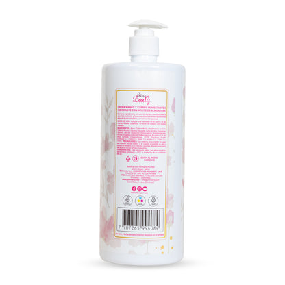 Crema para manos y cuerpo Romantic Fine Lady x 1000 ml