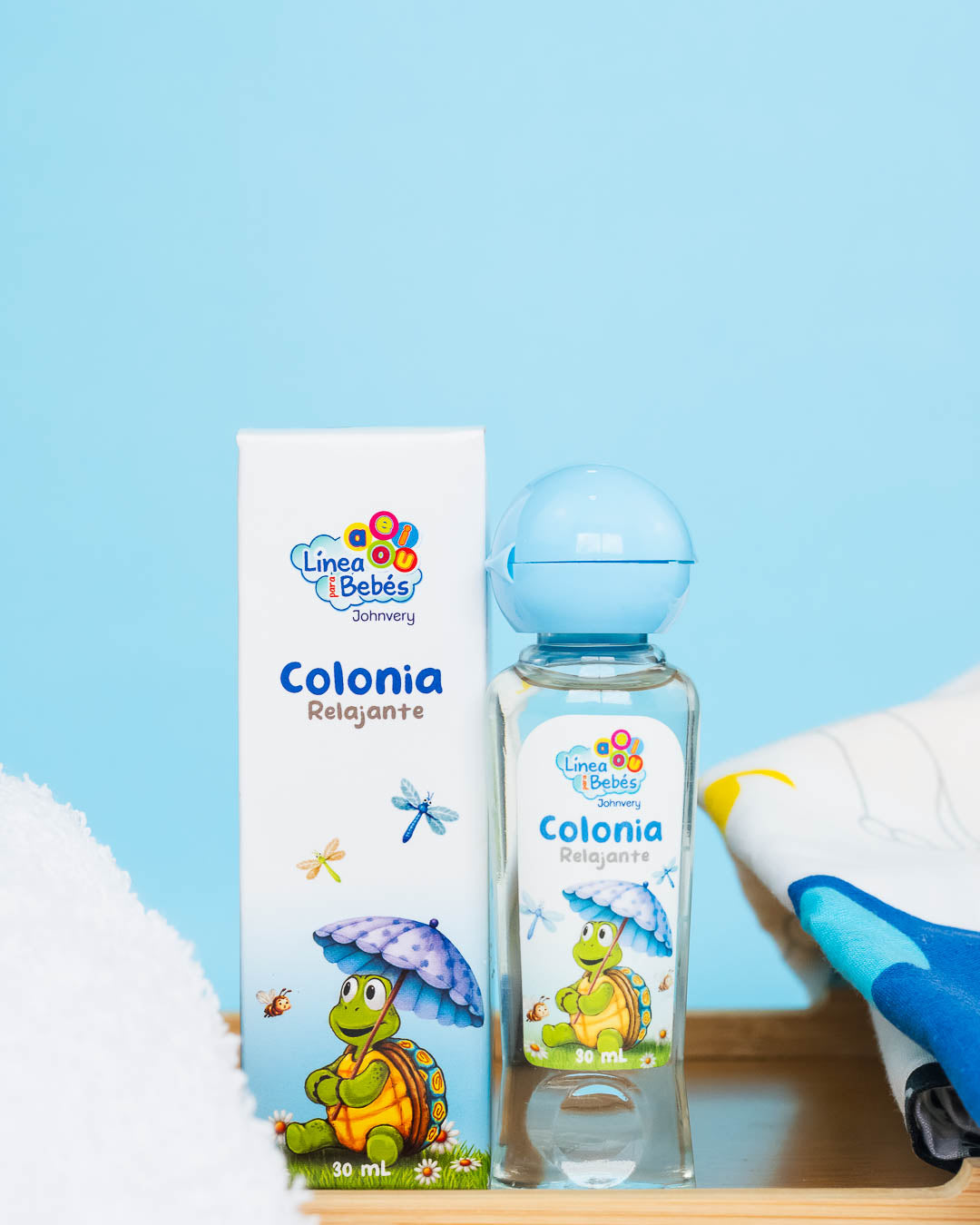 Mini colonia para bebés azul x30ml