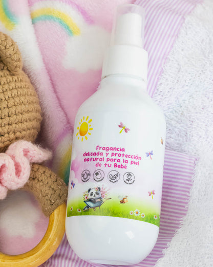 Colonia para bebés rosada x200ml