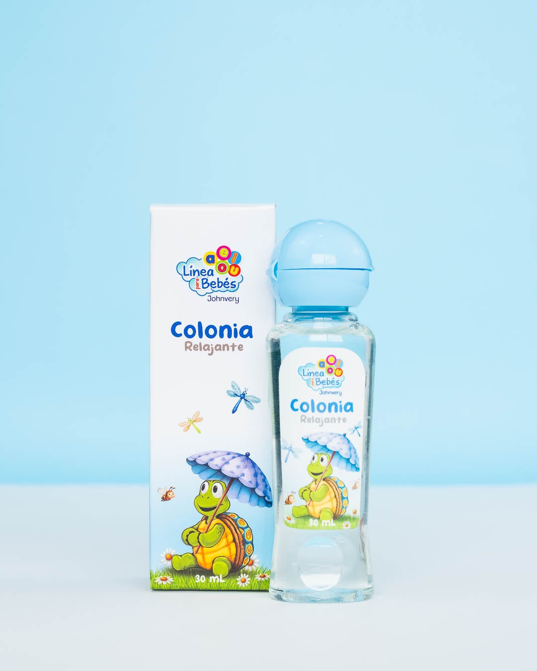 Colonia para bebés azul