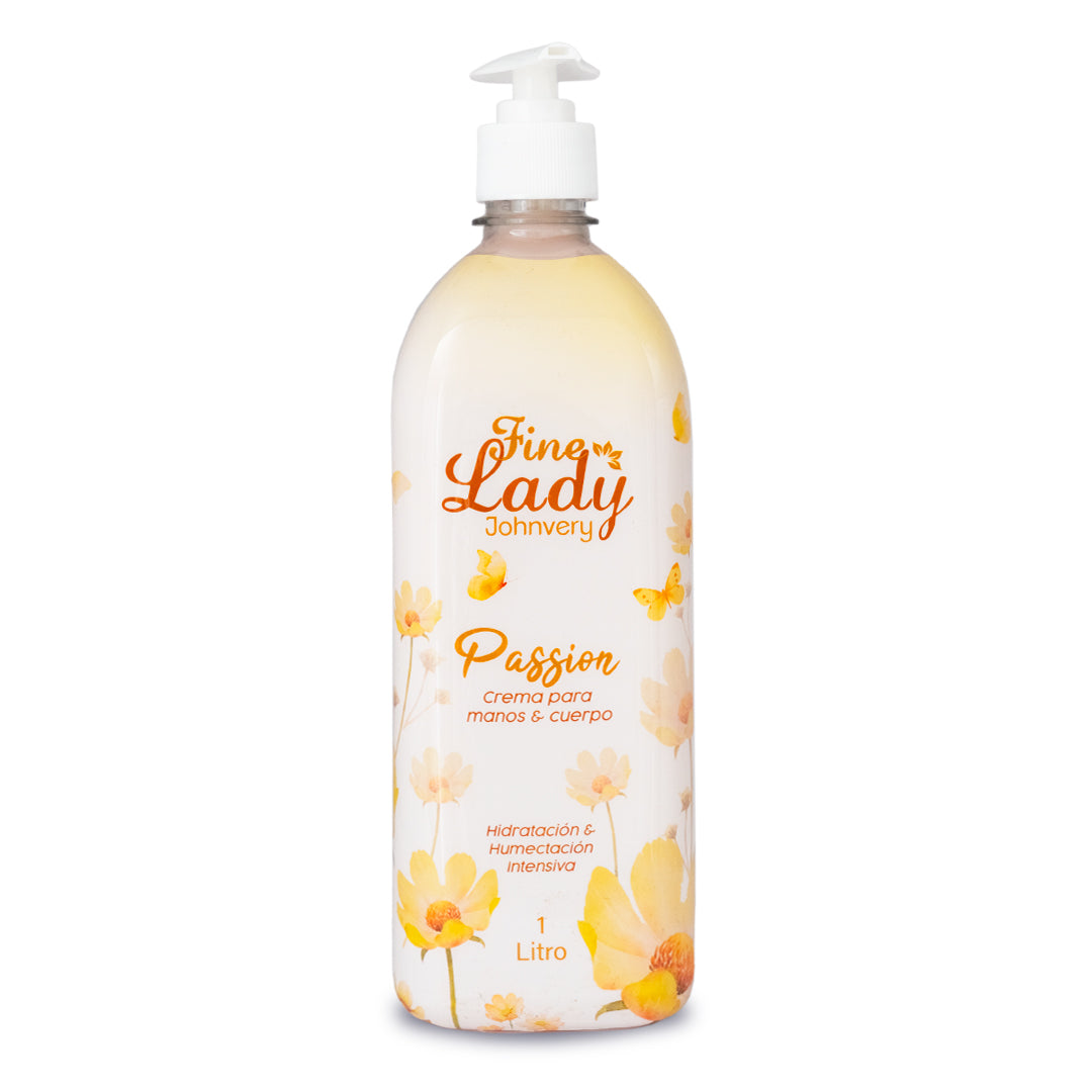 Crema para manos y cuerpo Passion Fine Lady x 1000 ml